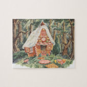 ヴィンテージおとぎ話ハンゼルとグレテルキャンディーハウス ジグソーパズル (横)