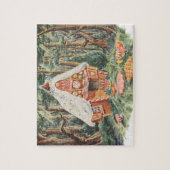 ヴィンテージおとぎ話ハンゼルとグレテルキャンディーハウス ジグソーパズル (縦)