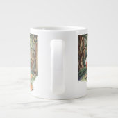 ヴィンテージおとぎ話ハンゼルとグレテルキャンディーハウス ジャンボコーヒーマグカップ (裏面)