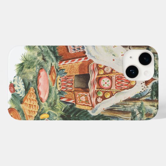 ヴィンテージおとぎ話ハンゼルとグレテルキャンディーハウス Case-Mate iPhoneケース (裏面 (横))