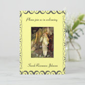 ヴィンテージおとぎ話ベビーシャワーの招待 招待状 (スタンド正面)