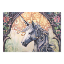 ヴィンテージおとぎ話ユニコーンの水色