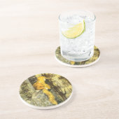 ヴィンテージおとぎ話ラプンツェルとロングブロンド髪 コースター (側面)