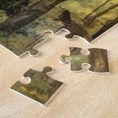 ヴィンテージおとぎ話ラプンツェルとロングブロンド髪 ジグソーパズル (側面)