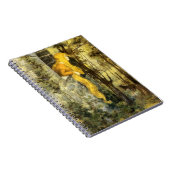 ヴィンテージおとぎ話ラプンツェルとロングブロンド髪 ノートブック (右側)