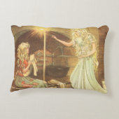 ヴィンテージおとぎ話、シンデレラとおとぎ妖女 アクセントクッション (裏面)