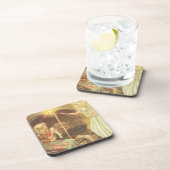 ヴィンテージおとぎ話、シンデレラとおとぎ妖女 コースター (右側)