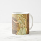 ヴィンテージおとぎ話、シンデレラとおとぎ妖女 コーヒーマグカップ (正面右)