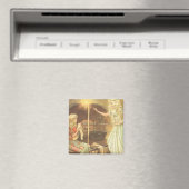 ヴィンテージおとぎ話、シンデレラとおとぎ妖女 マグネット (インサイチュ (食洗機))