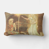 ヴィンテージおとぎ話、シンデレラとおとぎ妖女 ランバークッション (正面)
