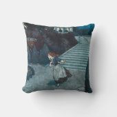 ヴィンテージおとぎ話、シンデレラbyエドモンド・ダラック クッション (正面)