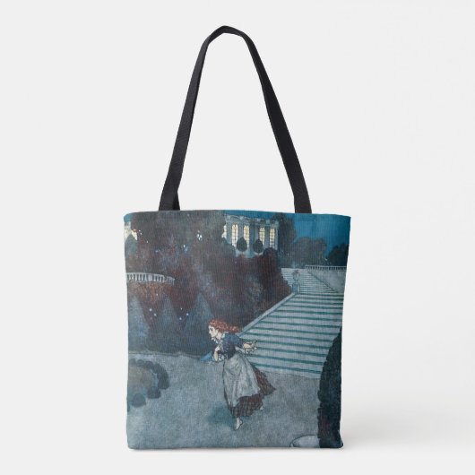 ヴィンテージおとぎ話、シンデレラbyエドモンド・ダラック トートバッグ (裏面)