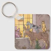 ヴィンテージおとぎ話、ブレーメンタウンミュージシャン、ハウマン キーホルダー (正面)