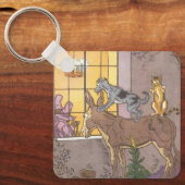 ヴィンテージおとぎ話、ブレーメンタウンミュージシャン、ハウマン キーホルダー (正面)
