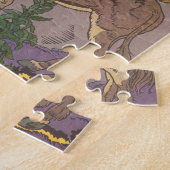 ヴィンテージおとぎ話、ブレーメンタウンミュージシャン、ハウマン ジグソーパズル (側面)