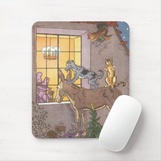 ヴィンテージおとぎ話、ブレーメンタウンミュージシャン、ハウマン マウスパッド (マウス)