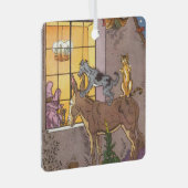 ヴィンテージおとぎ話、ブレーメンタウンミュージシャン、ハウマン メタルオーナメント (正面右)