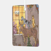 ヴィンテージおとぎ話、ブレーメンタウンミュージシャン、ハウマン メタルオーナメント (正面左)