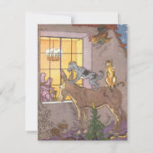 ヴィンテージおとぎ話、ブレーメンタウンミュージシャン、ハウマン 招待状 (正面)