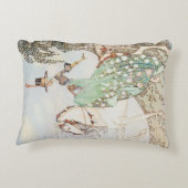 ヴィンテージおとぎ話、プリンセスミネット、ケイNielsen アクセントクッション (裏面)