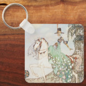 ヴィンテージおとぎ話、プリンセスミネット、ケイNielsen キーホルダー (正面)