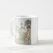 ヴィンテージおとぎ話、プリンセスミネット、ケイNielsen コーヒーマグカップ (正面左)