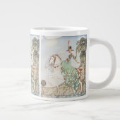 ヴィンテージおとぎ話、プリンセスミネット、ケイNielsen ジャンボコーヒーマグカップ (右)