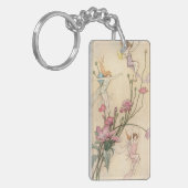 ヴィンテージおとぎ話、喜びに満ちた三霊 キーホルダー (正面左)