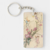 ヴィンテージおとぎ話、喜びに満ちた三霊 キーホルダー (正面)