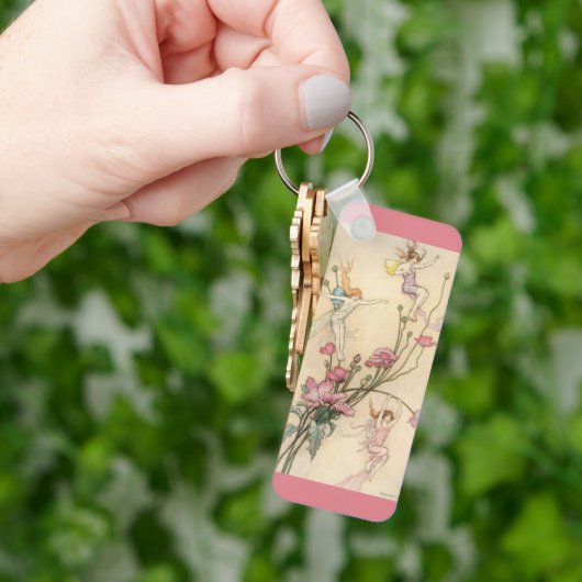 ヴィンテージおとぎ話、喜びに満ちた三霊 キーホルダー (手)