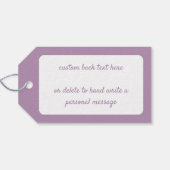 ヴィンテージおとぎ話、喜びに満ちた三霊 ギフトタグ (裏面横)