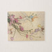 ヴィンテージおとぎ話、喜びに満ちた三霊 ジグソーパズル (横)