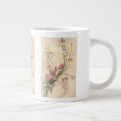 ヴィンテージおとぎ話、喜びに満ちた三霊 ジャンボコーヒーマグカップ (右)