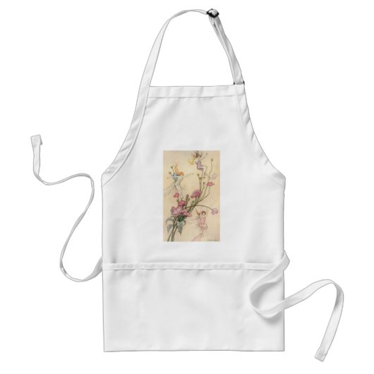 ヴィンテージおとぎ話、喜びに満ちた三霊 スタンダードエプロン (正面)