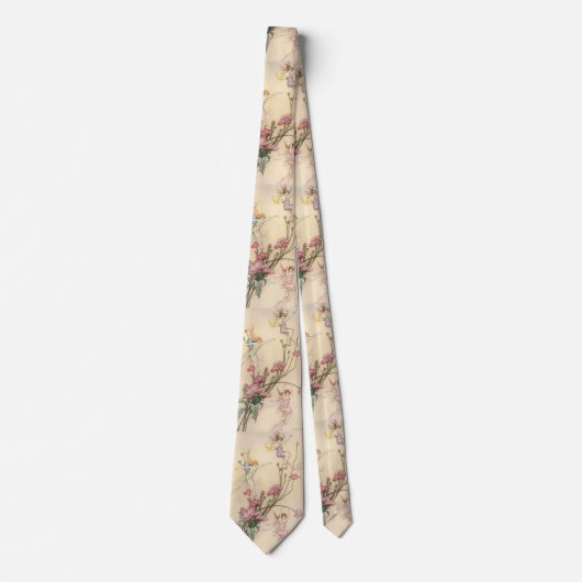 ヴィンテージおとぎ話、喜びに満ちた三霊 ネクタイ (正面)