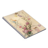 ヴィンテージおとぎ話、喜びに満ちた三霊 ノートブック (右側)