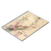 ヴィンテージおとぎ話、喜びに満ちた三霊 ノートブック (左側)