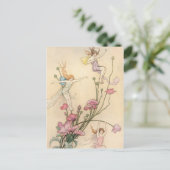 ヴィンテージおとぎ話、喜びに満ちた三霊 ポストカード (スタンド正面)