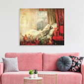 ヴィンテージおとぎ話、夢が作られる物 キャンバスプリント (インサイチュ (リビング))