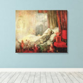 ヴィンテージおとぎ話、夢が作られる物 キャンバスプリント (インサイチュ (ウッドフロア))