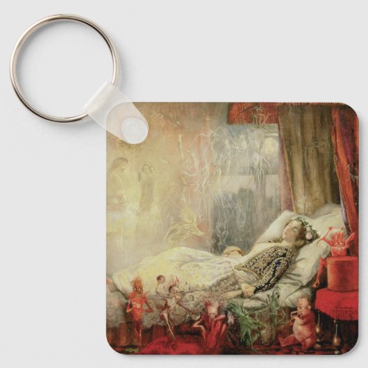 ヴィンテージおとぎ話、夢が作られる物 キーホルダー (正面)