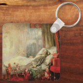 ヴィンテージおとぎ話、夢が作られる物 キーホルダー (裏面)