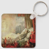 ヴィンテージおとぎ話、夢が作られる物 キーホルダー (裏面)