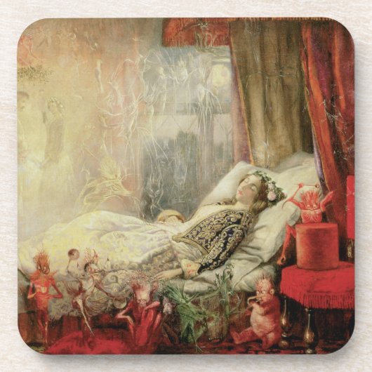 ヴィンテージおとぎ話、夢が作られる物 コースター (正面)