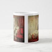 ヴィンテージおとぎ話、夢が作られる物 ジャンボコーヒーマグカップ (正面)