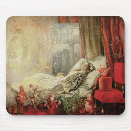 ヴィンテージおとぎ話、夢が作られる物 マウスパッド (正面)