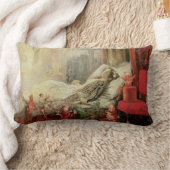 ヴィンテージおとぎ話、夢が作られる物 ランバークッション (ブランケット)