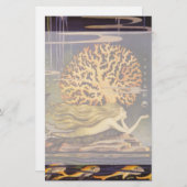 ヴィンテージおとぎ話、小さな人魚の海サンゴ (正面/裏面)