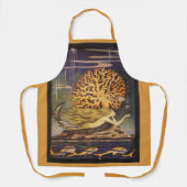 ヴィンテージおとぎ話、小さな人魚の海サンゴ エプロン (正面)