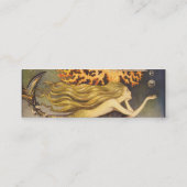 ヴィンテージおとぎ話、小さな人魚の海サンゴ コーリングカード (裏面)